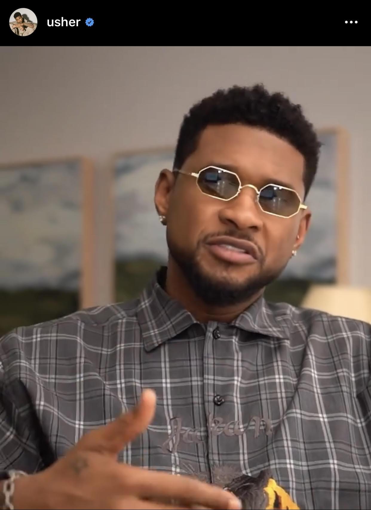 Usher encourages fans to text him on his REAL number via Instagram [VIDEO]