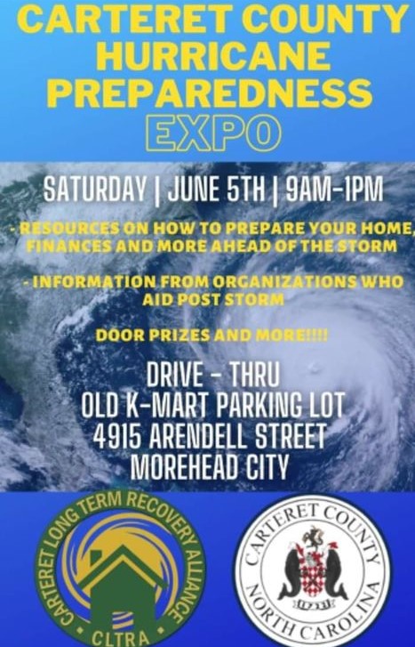 Cateret County Hurricane Preparedness Expo: June 5th
