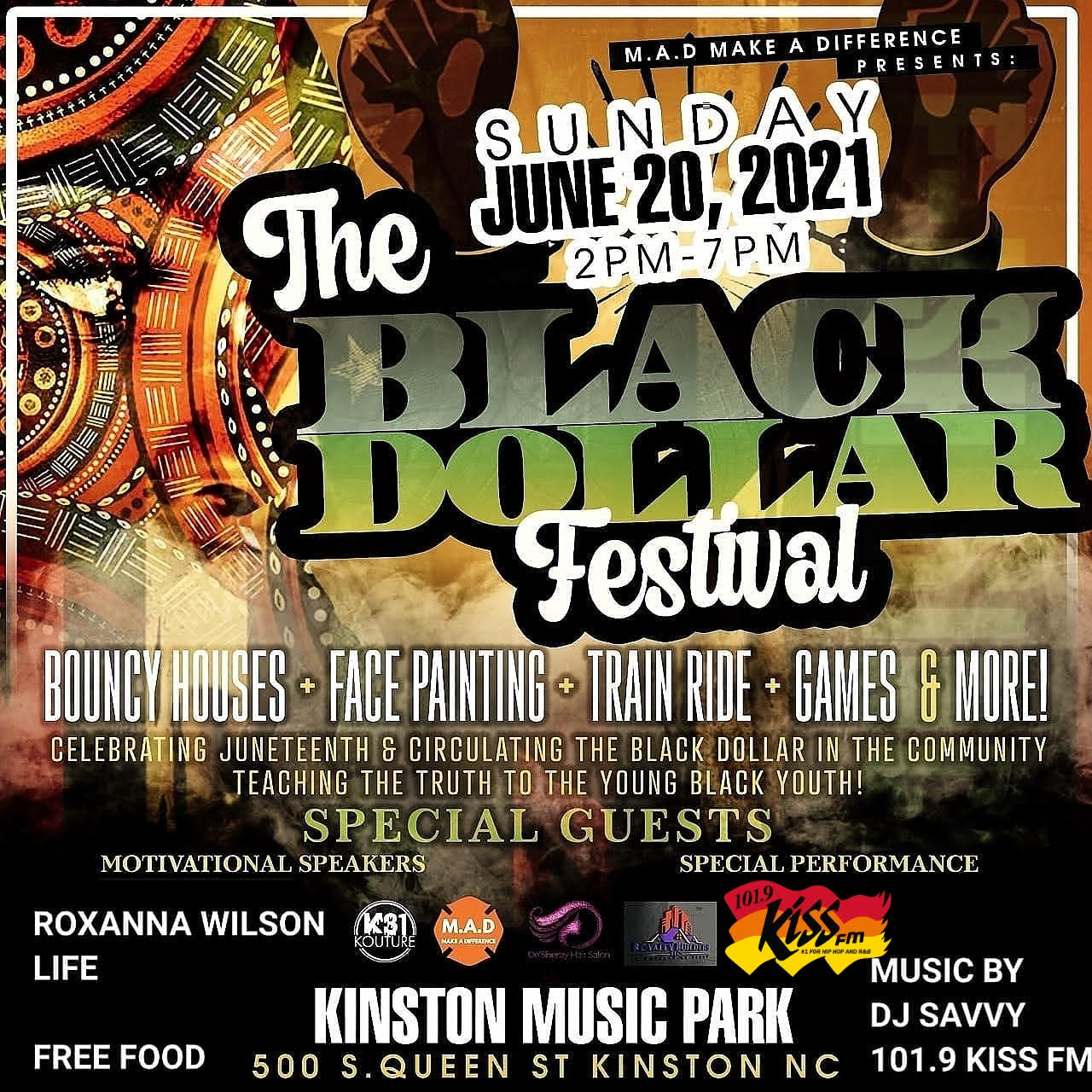 The Black Dollar Festival: Sunday, July 11th – 2pm-7pm