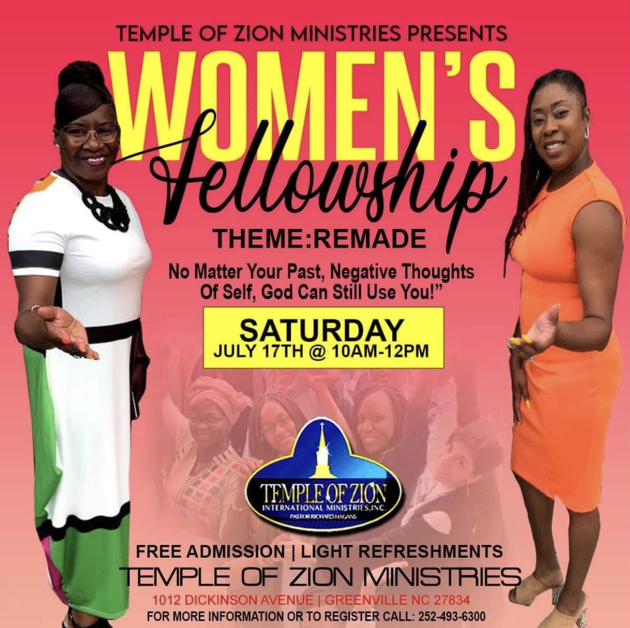 Temple of Zion Ministries in Greenville Presents: Women’s Fellowship