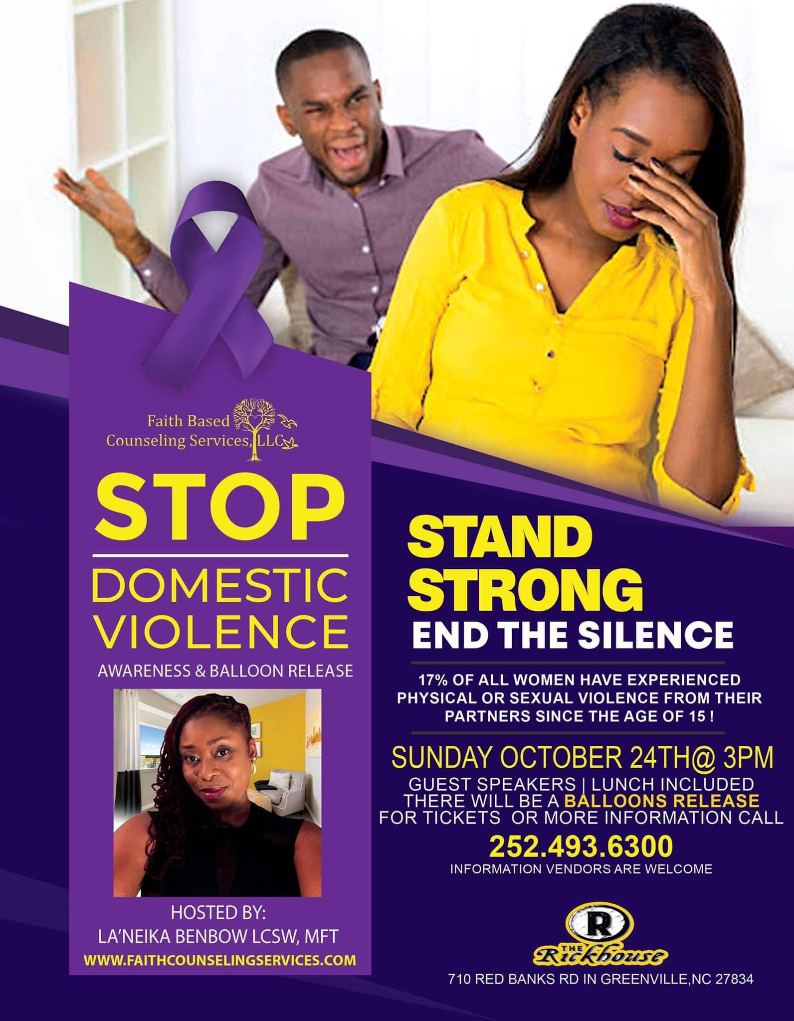 STOP Domestic Violence Awareness & Balloon Release