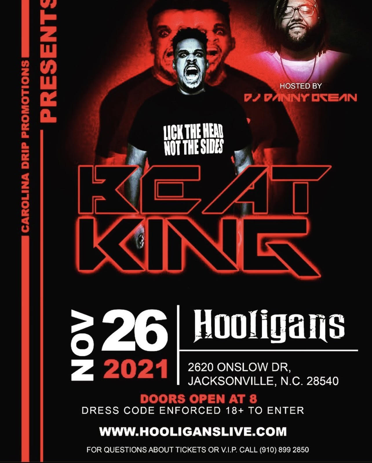 BEATKING LIVE @ HOOLIGANS Nov. 26th