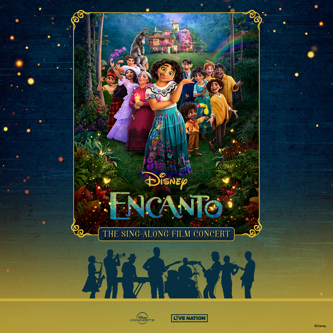 Encanto: The Sing-Along Film Concert @ Coastal Credit Union Music Park in Raleigh 8/14!