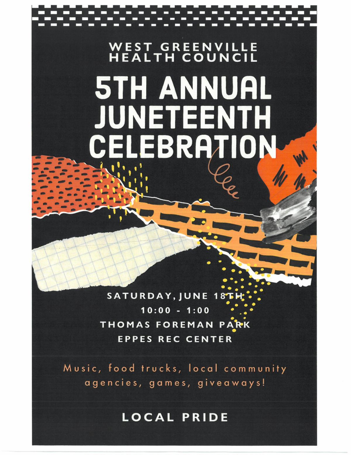 5TH ANNUAL JUNETEENTH CELEBRATION