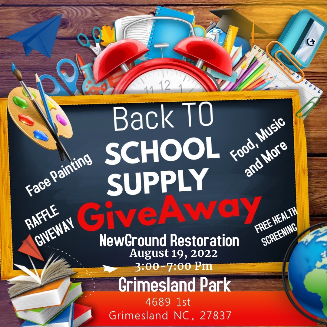 BACK TO SCHOOL SUPPLY GIVEAWAY