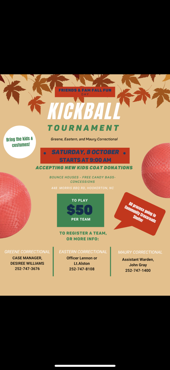 FRIENDS AND FAMILY KICKBALL TOURNAMENT