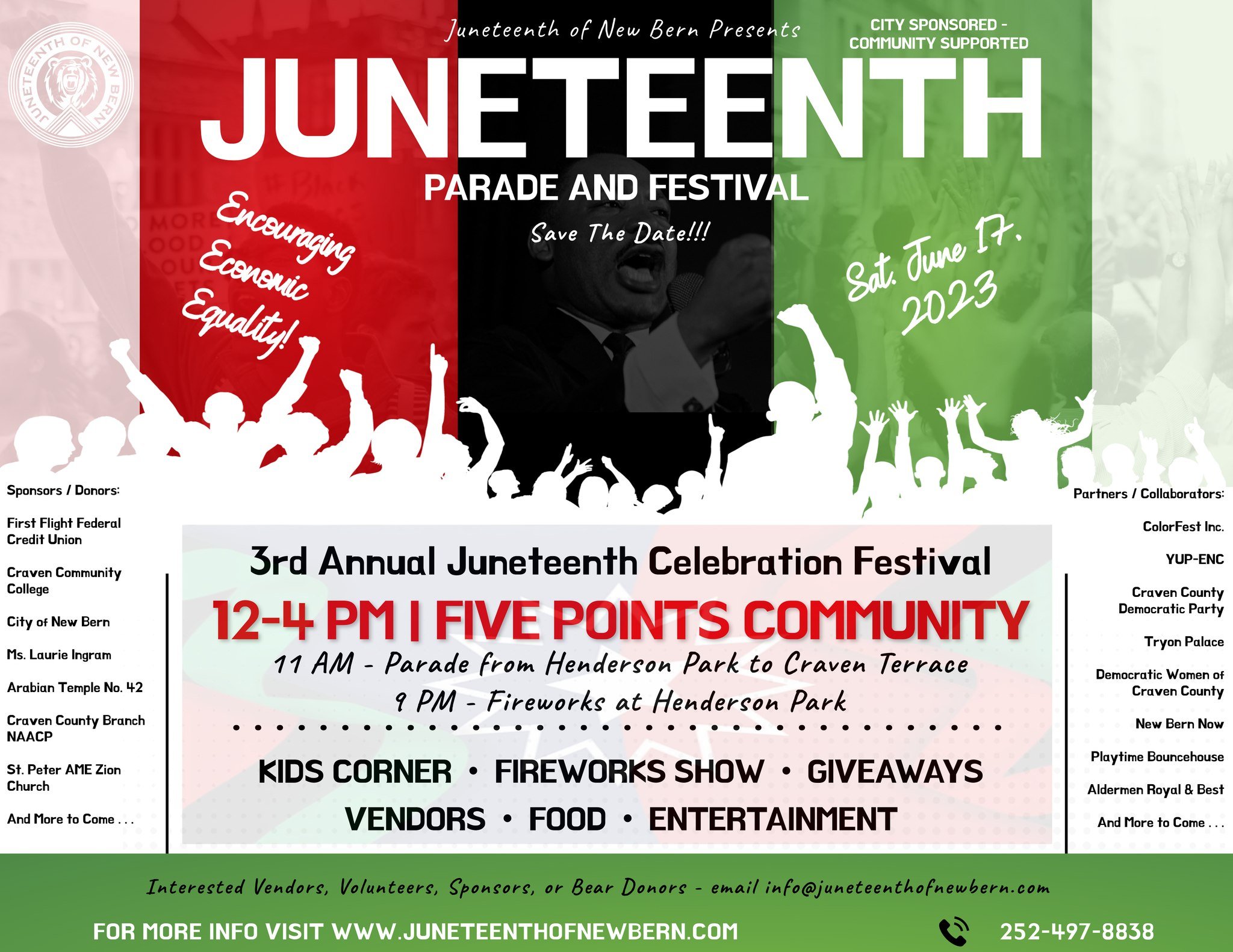 3rd Annual Juneteenth Parade & Festival in New Bern