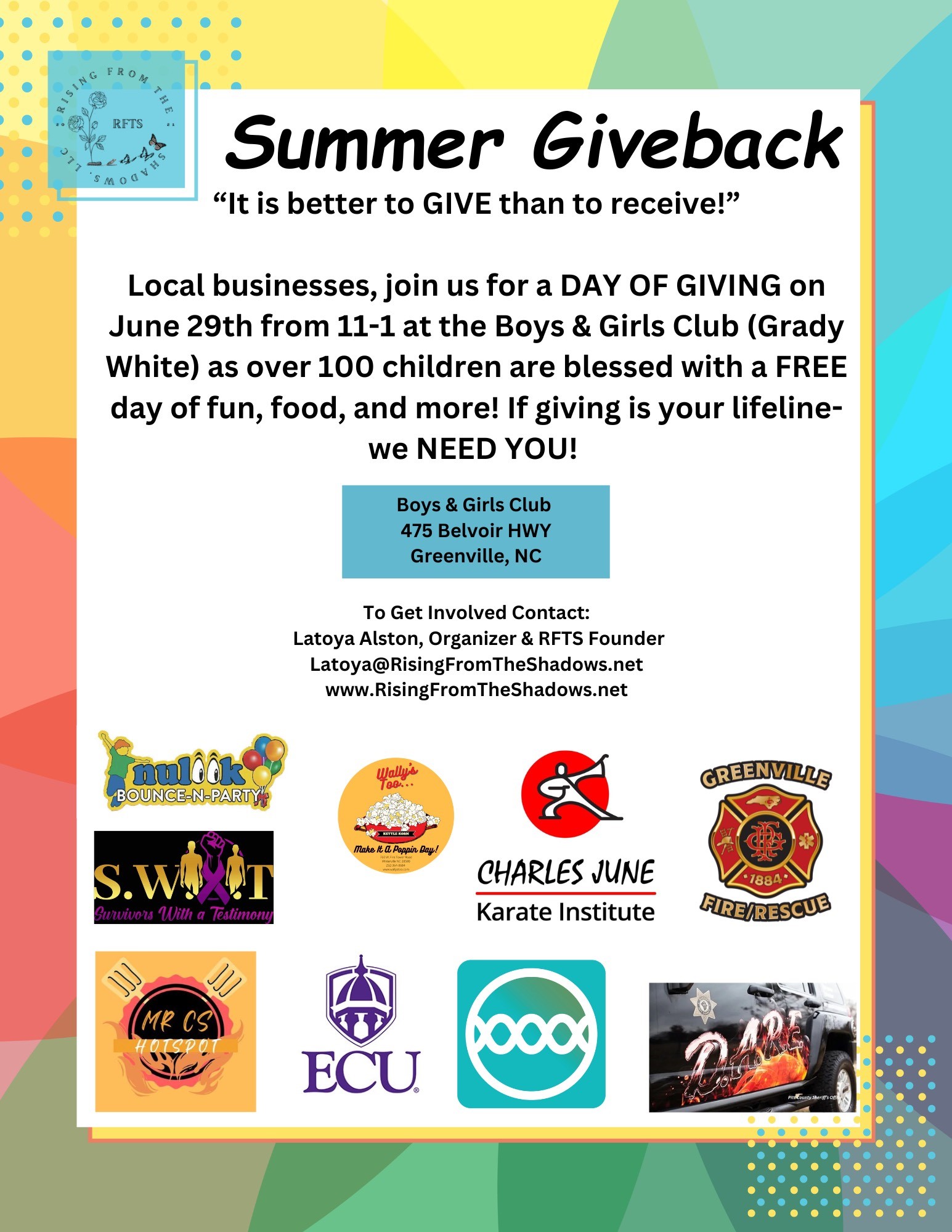 Summer Giveback Event