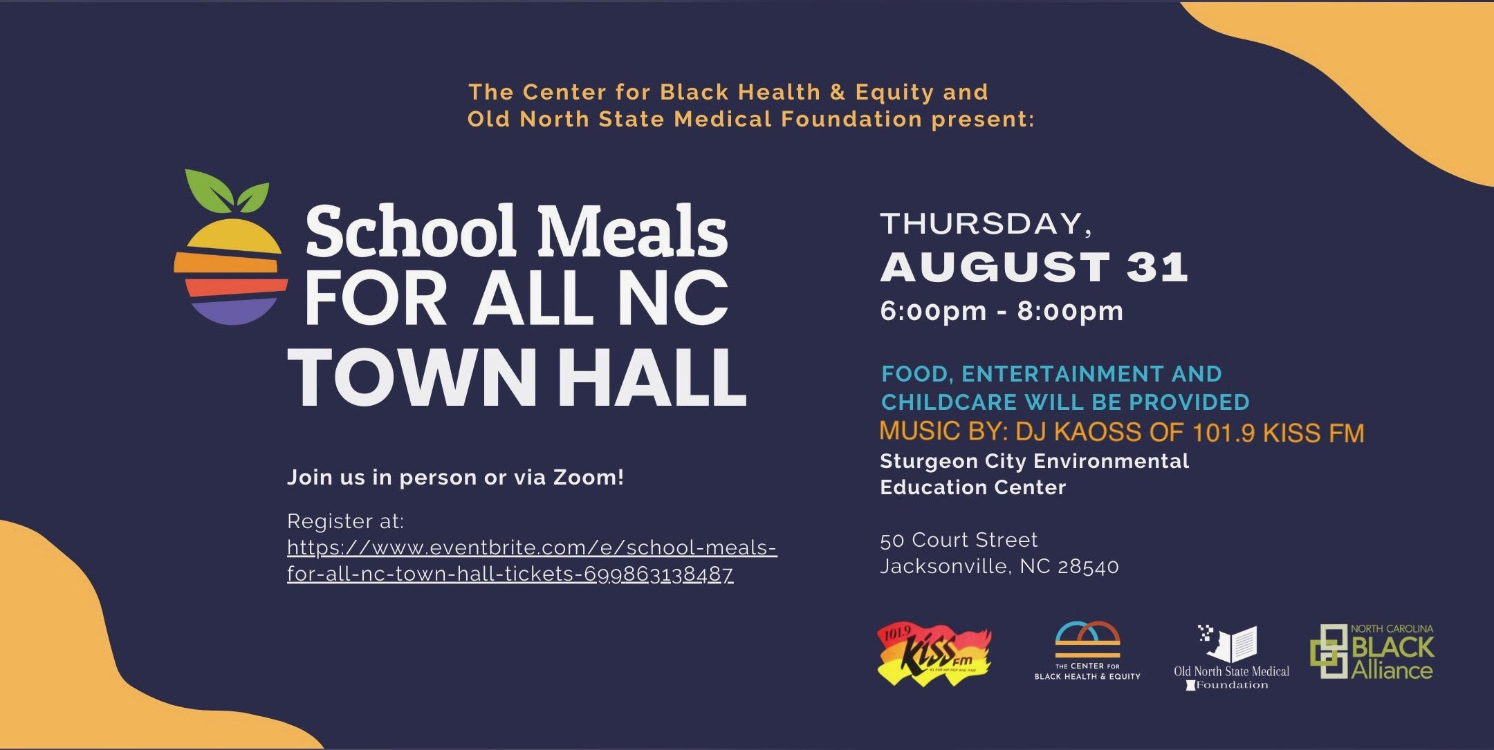 School Meals For All NC Town Hall