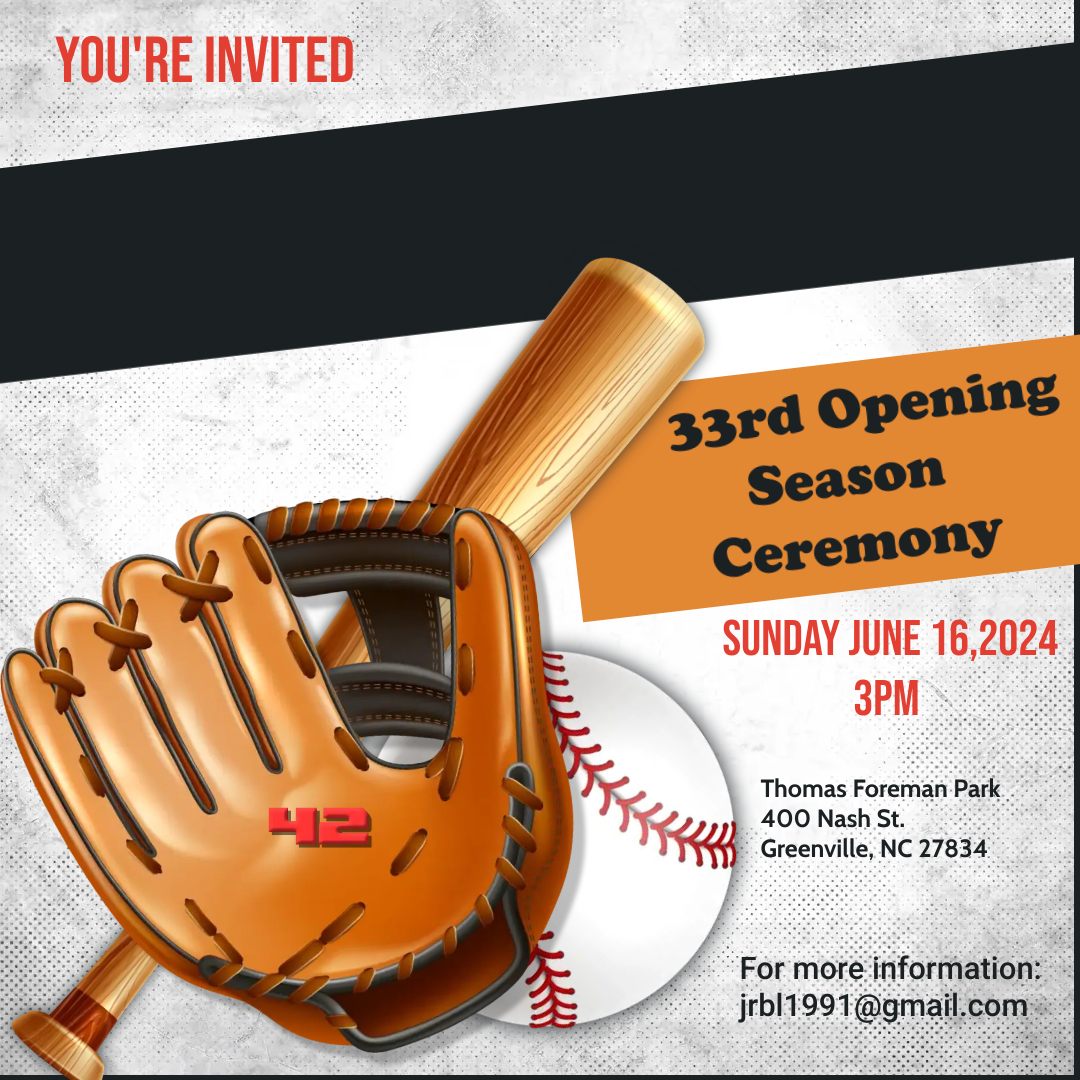 Jackie Robinson Baseball League of Greenville 2024 Opening Ceremony