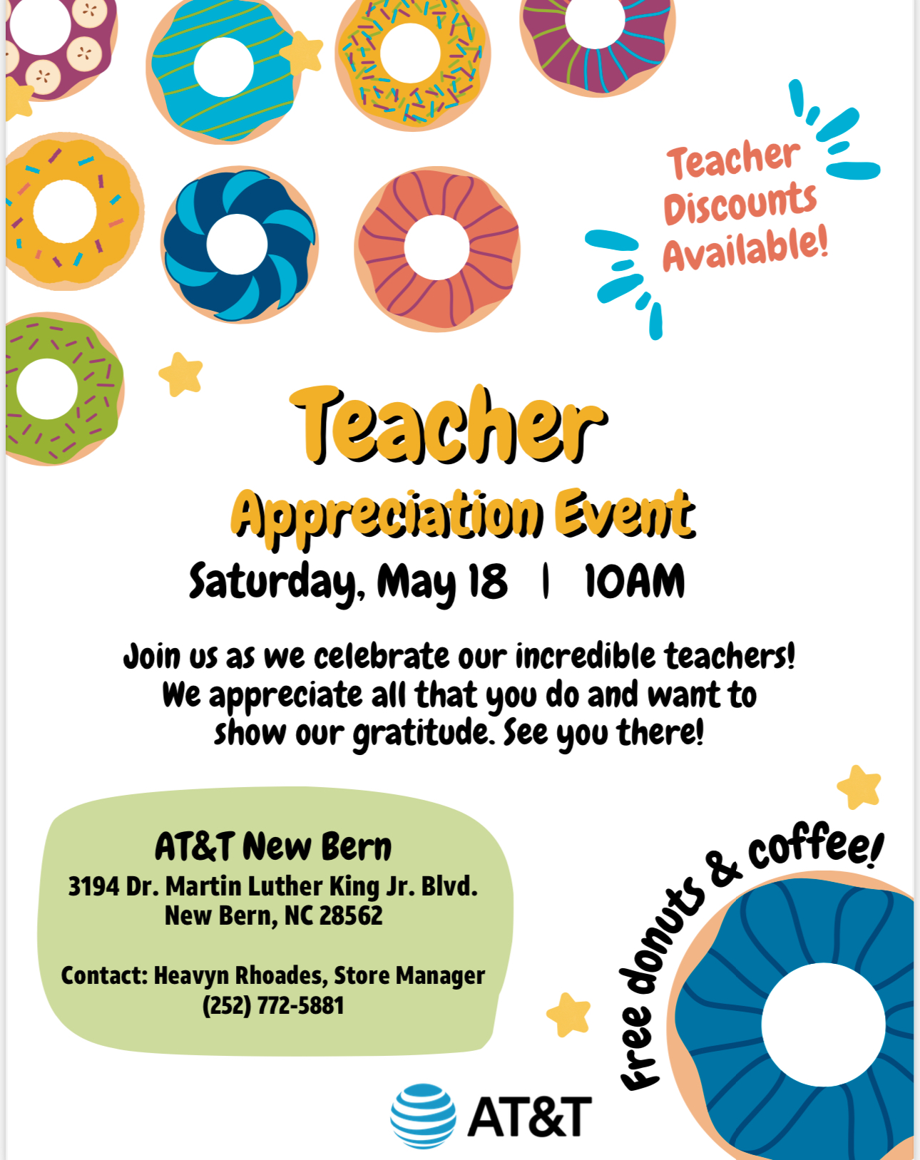 AT&T Teacher Appreciation Event