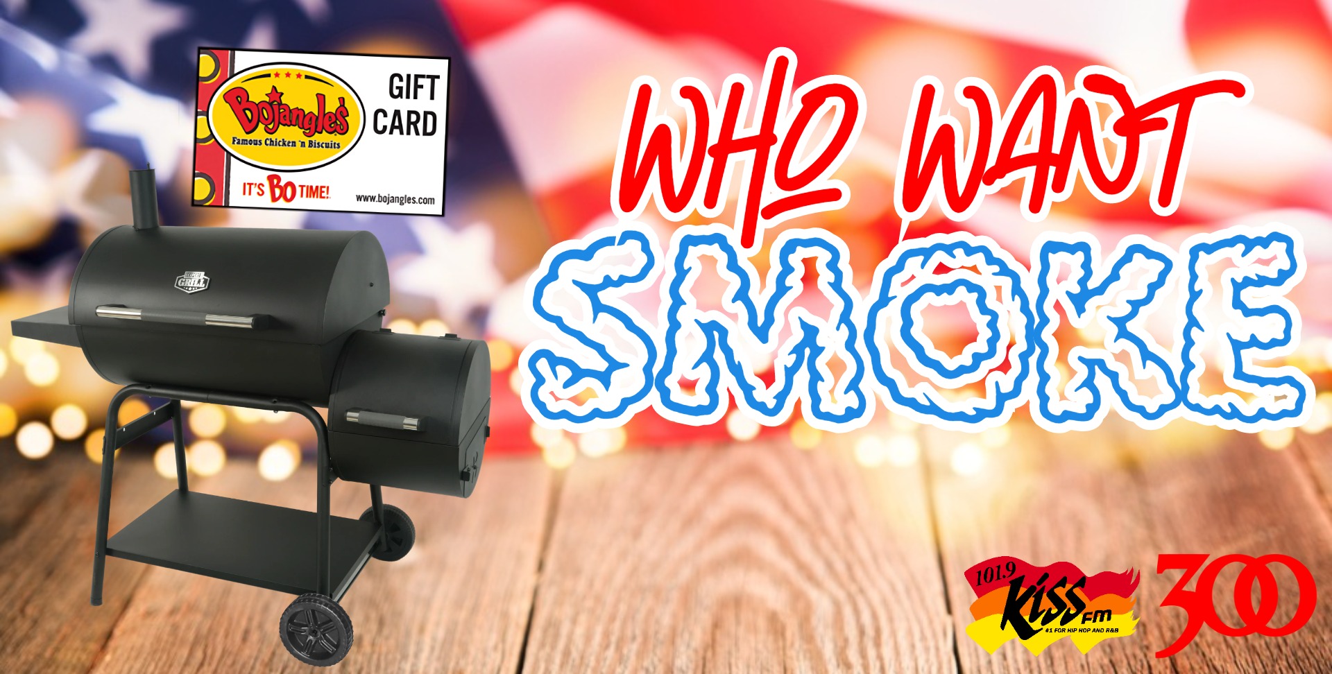 Who Want Smoke!? – Win A Smoker & Grill Combo + A Bojangles Gift Card!