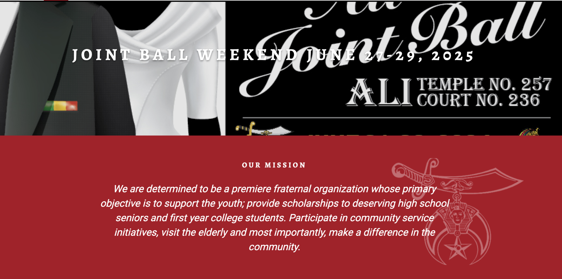 Ali Temple Joint Ball – June 27th thru June 29th