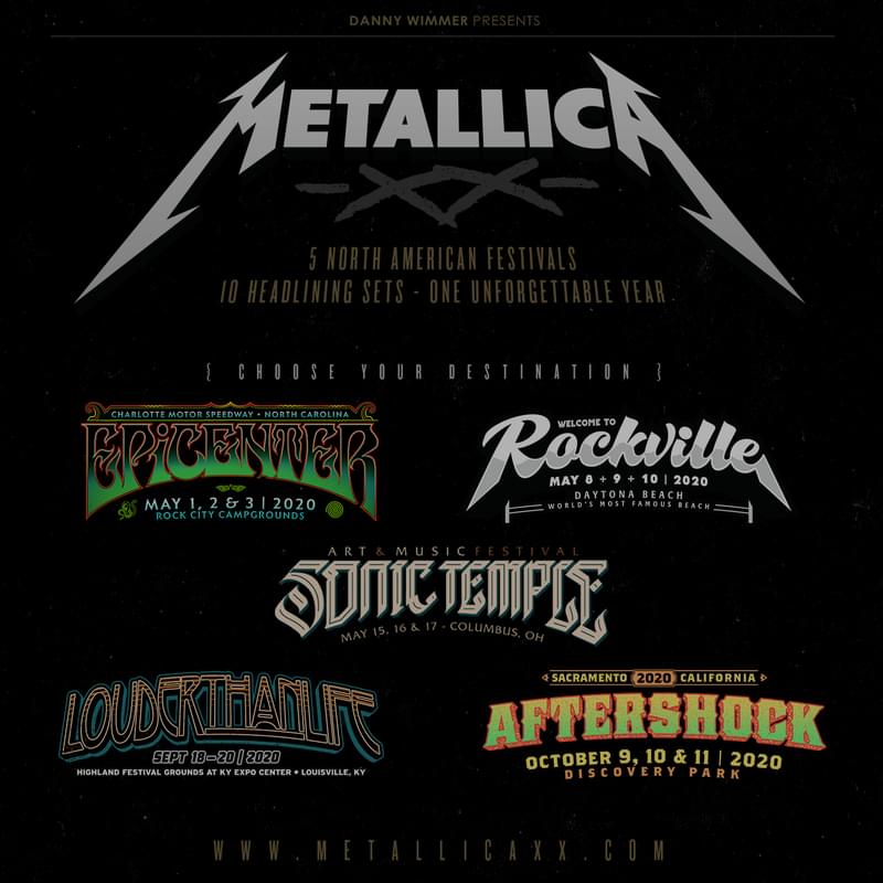 Metallica is Coming To NC For Epicenter!