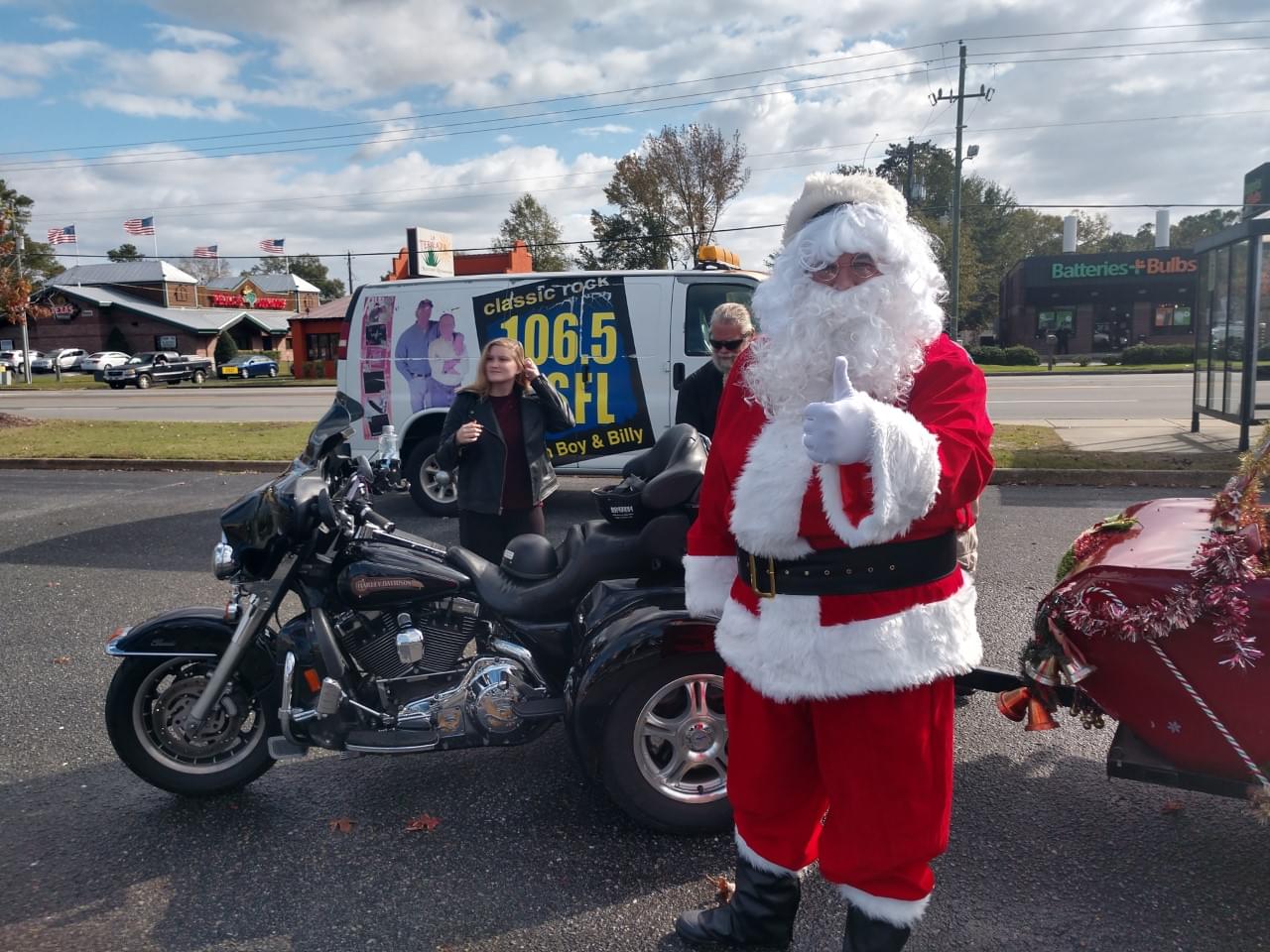 WSFL Stops By the 32nd Annual Wayne County Motorcycle Riders Toy Run