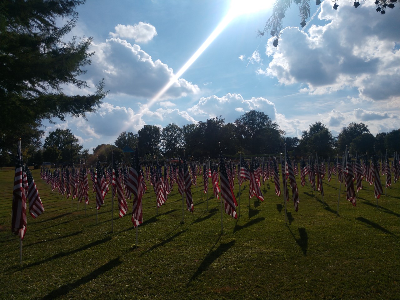 WSFL Visits the 4th Annual Field of Honor® … and it’s Only Around For 2 More Weeks!