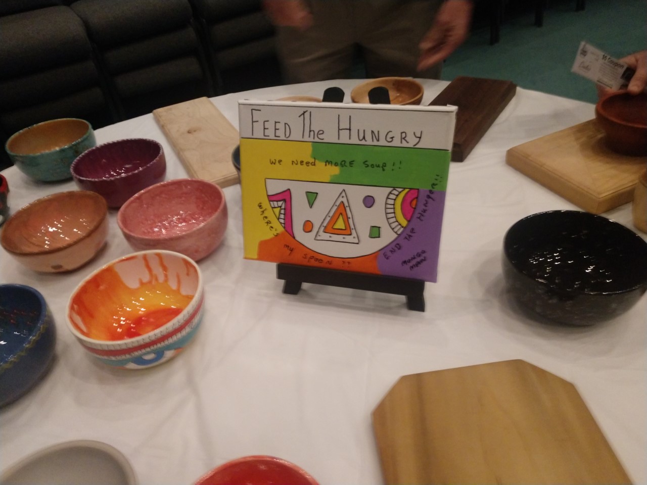 WSFL Checks Out the Massive Turnout For Empty Bowls at Temple Church, New Bern