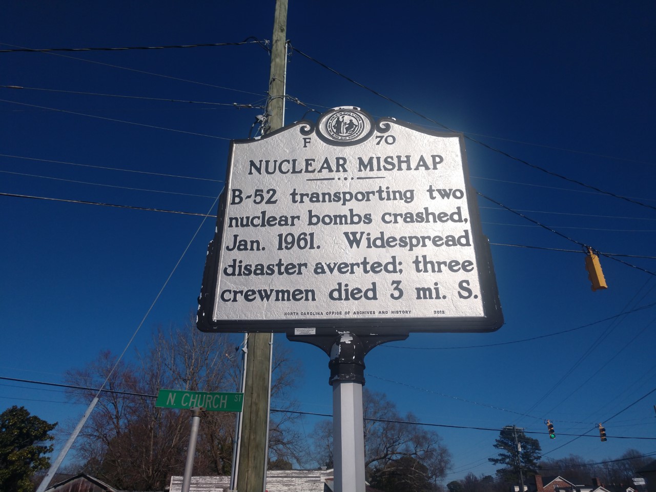 B-52 Nuclear Mishap Marker, Eureka