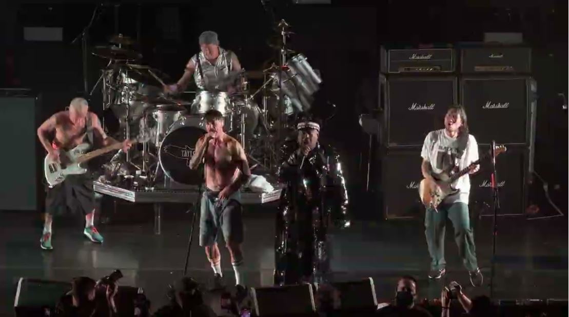 Watch The Red Hot Chili Peppers perform ‘Give It Away’ with George Clinton at The Fonda Theater in Los Angeles