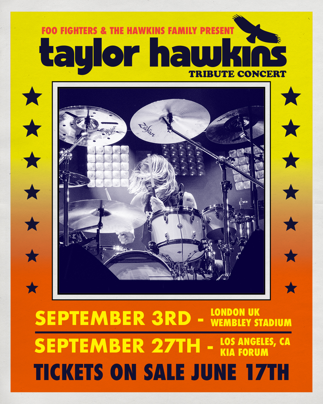 Foo Fighters Announce The Taylor Hawkins Tribute Concerts