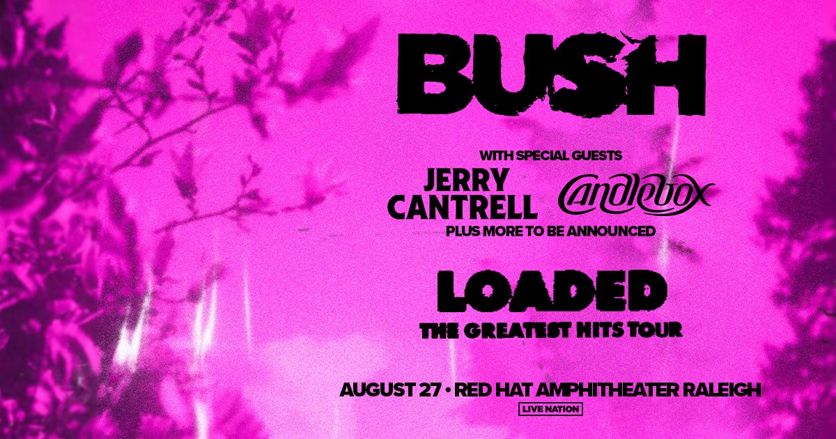 Bush w/ Special Guests Jerry Cantrell & Candlebox @ The Red Hat Amphitheatre, Raleigh