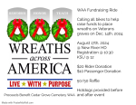 Cedar Grove Cemetery Wreaths Across America Ride