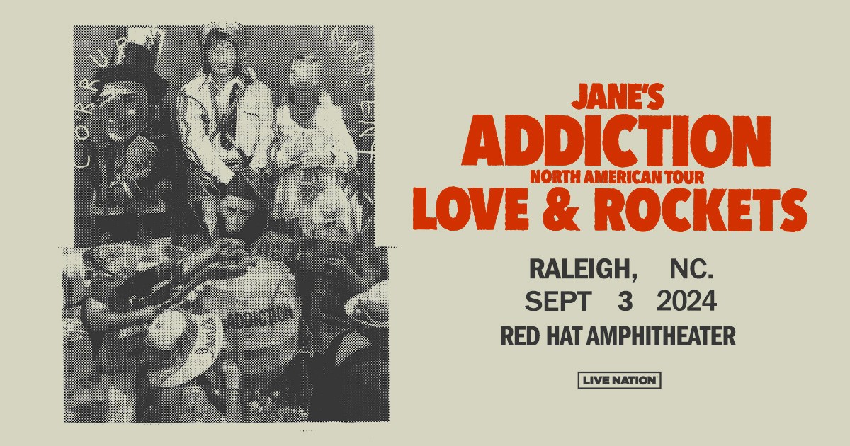 Jane’s Addiction North American Tour w/ Love & Rockets @ Red Hat Amphitheater, Raleigh
