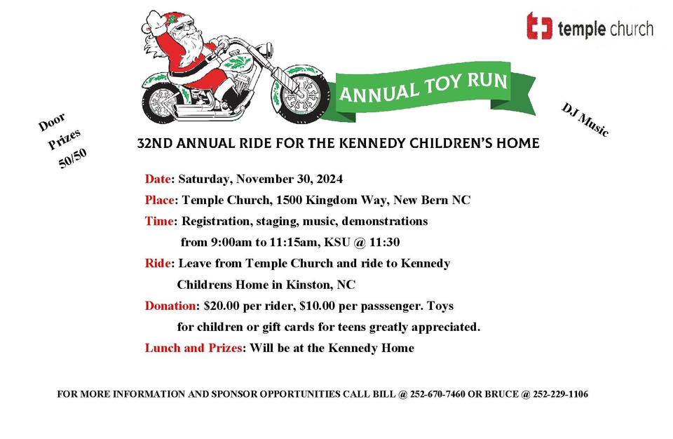 32nd Annual Ride For The Kennedy Children’s Home