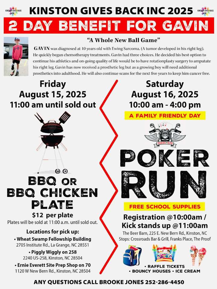 BBQ Benefit & Ride For Gavin