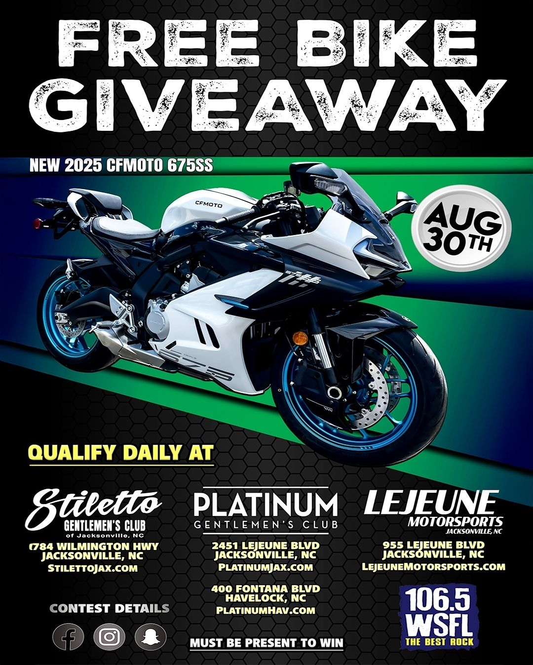 WSFL@ Platinum Gentlemen’s Club, Jacksonville