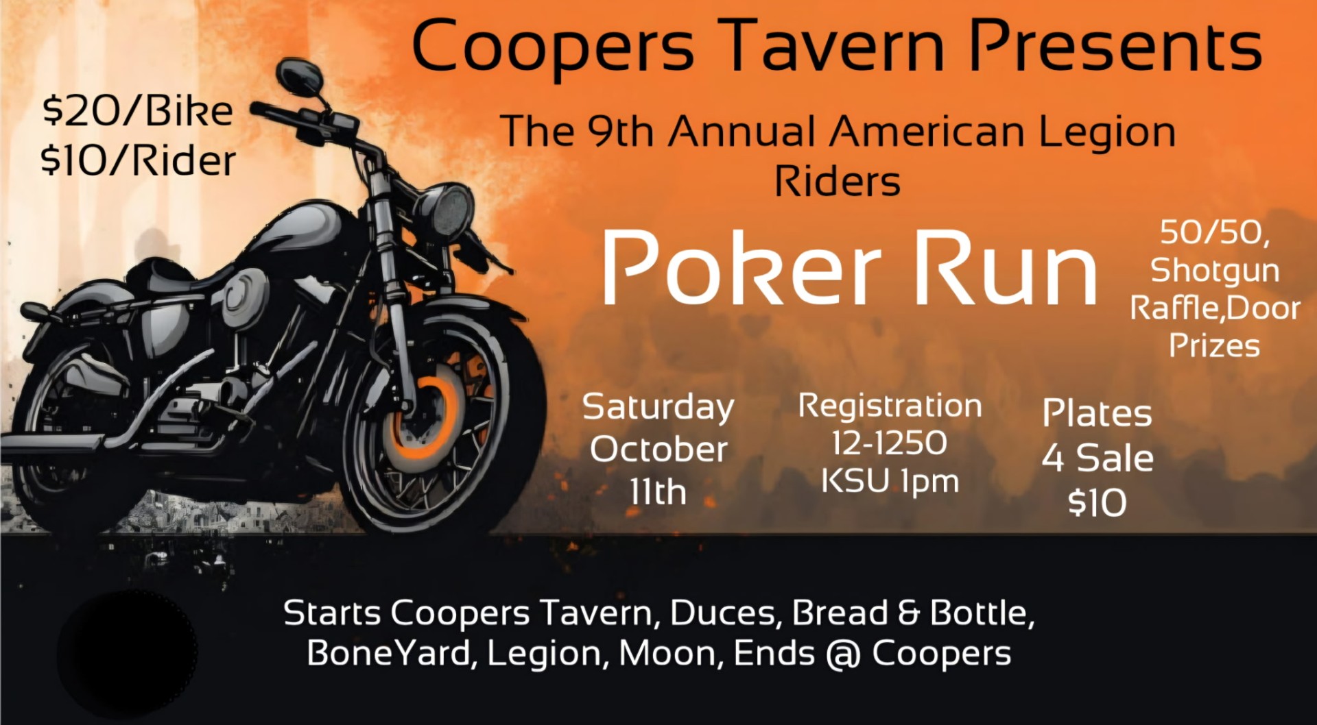 9th Annual American Legion Riders Run