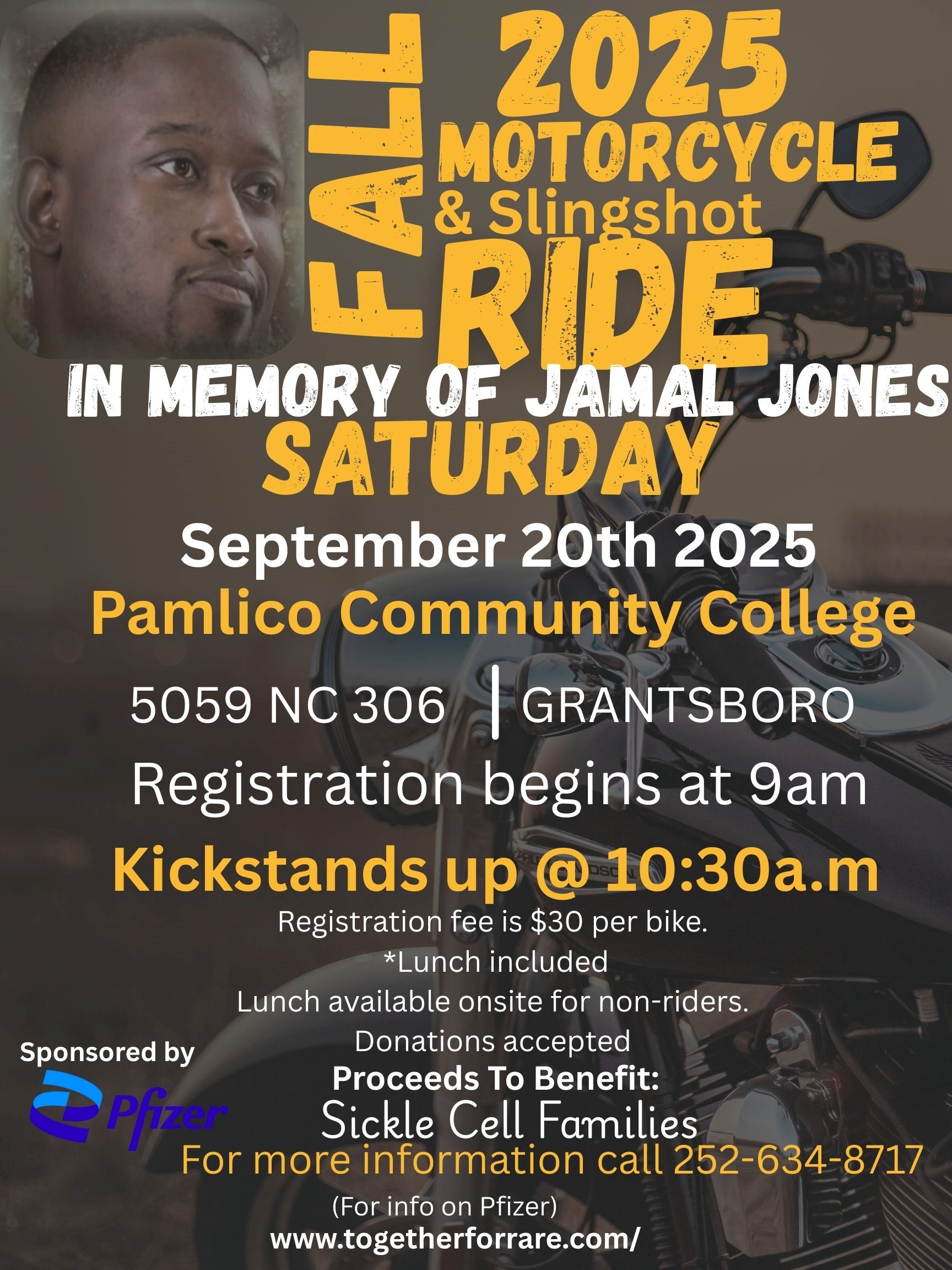 Jamal Jones Memorial Ride to Benefit Sickle Cell Families
