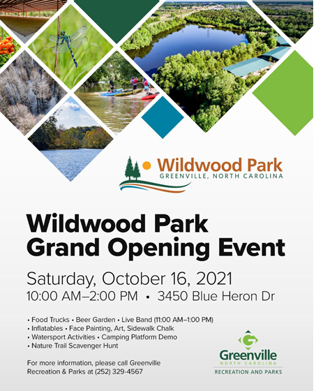 Wildwood Park Grand Opening in Greenville