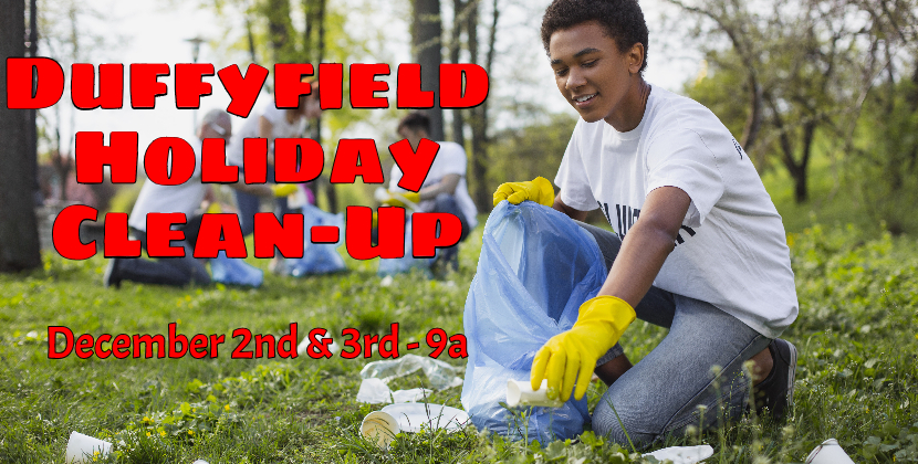 Duffyfield Holiday Clean-Up