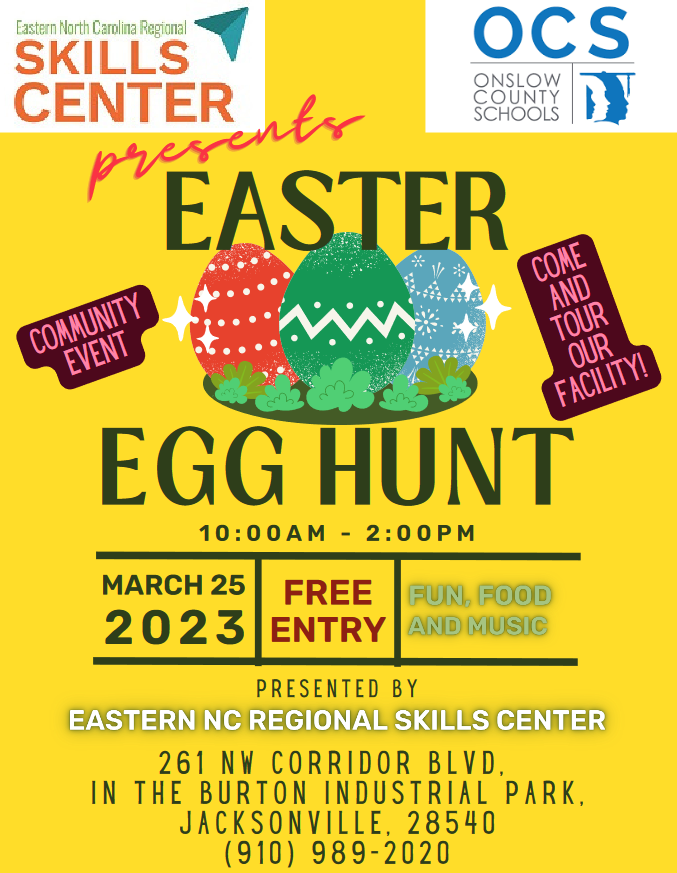 Eastern NC Regional Skills Center Easter Egg Hunt