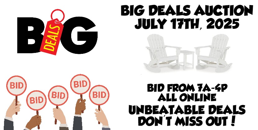 BIG DEALS AUCTION!
