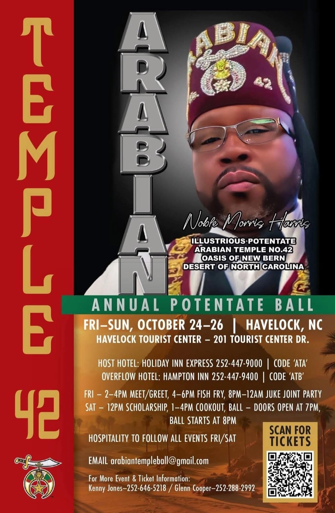 Arabian Temple 42: Annual Potente Ball