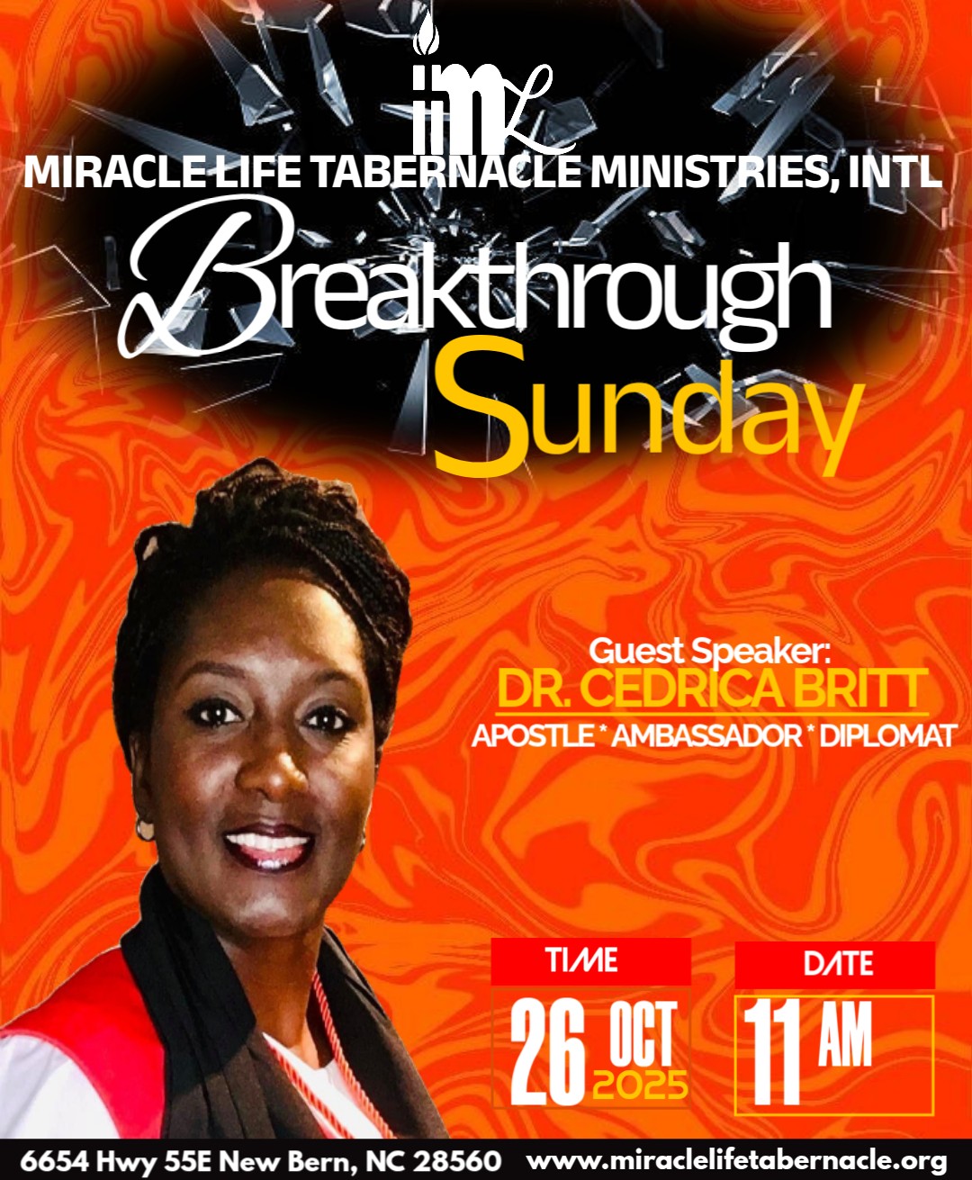 Miracle Life Tabernacle Ministries, Intl: Breakthrough Sunday