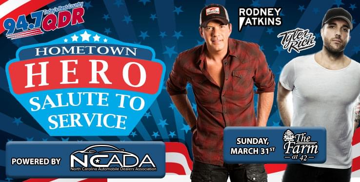 QDR’s Hometown Heroes “Salute To Service” presented by The North Carolina Auto Dealers Association