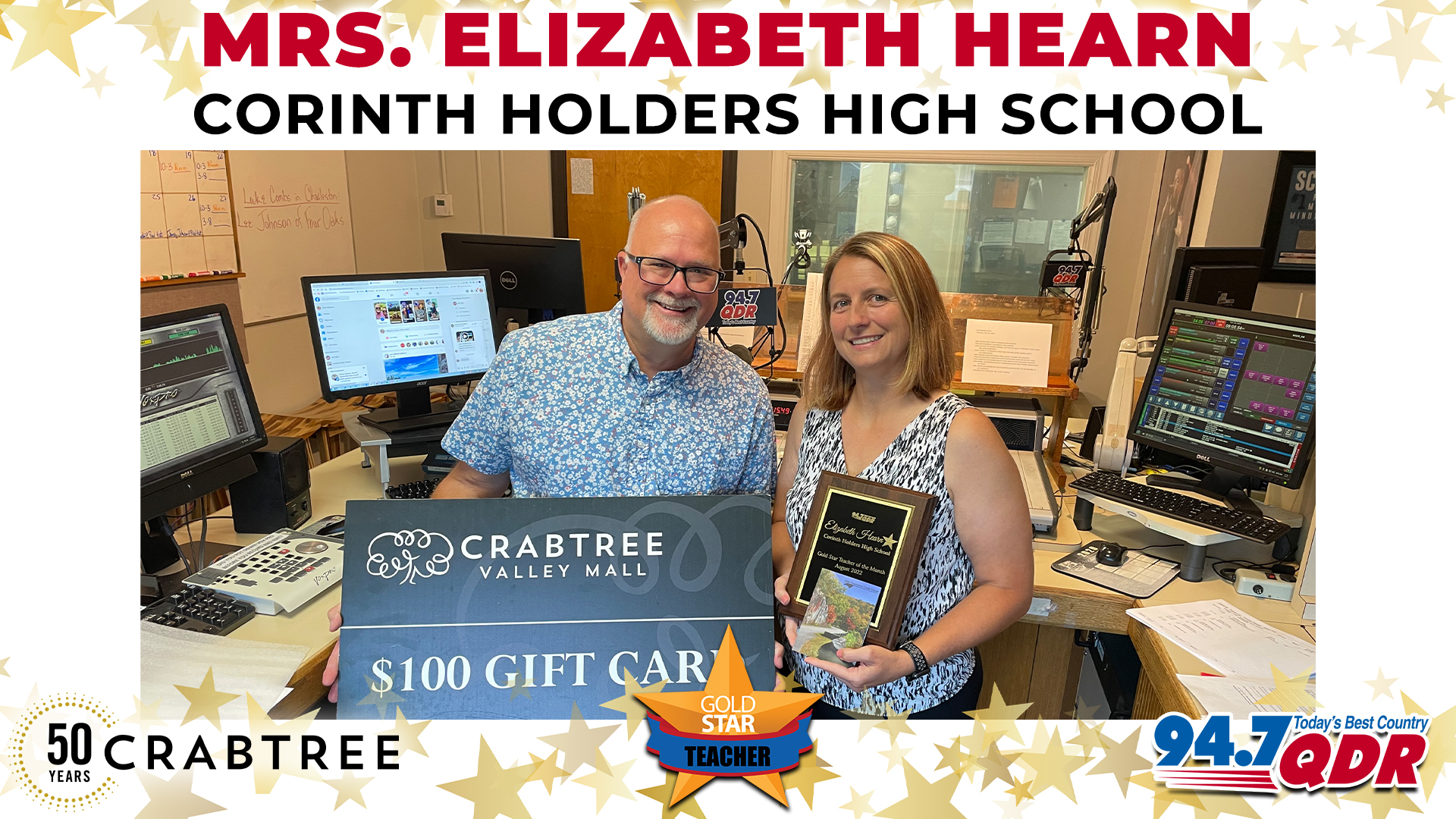 Gold Star Teacher of the Month: August 2022 – Mrs. Elizabeth Hearn