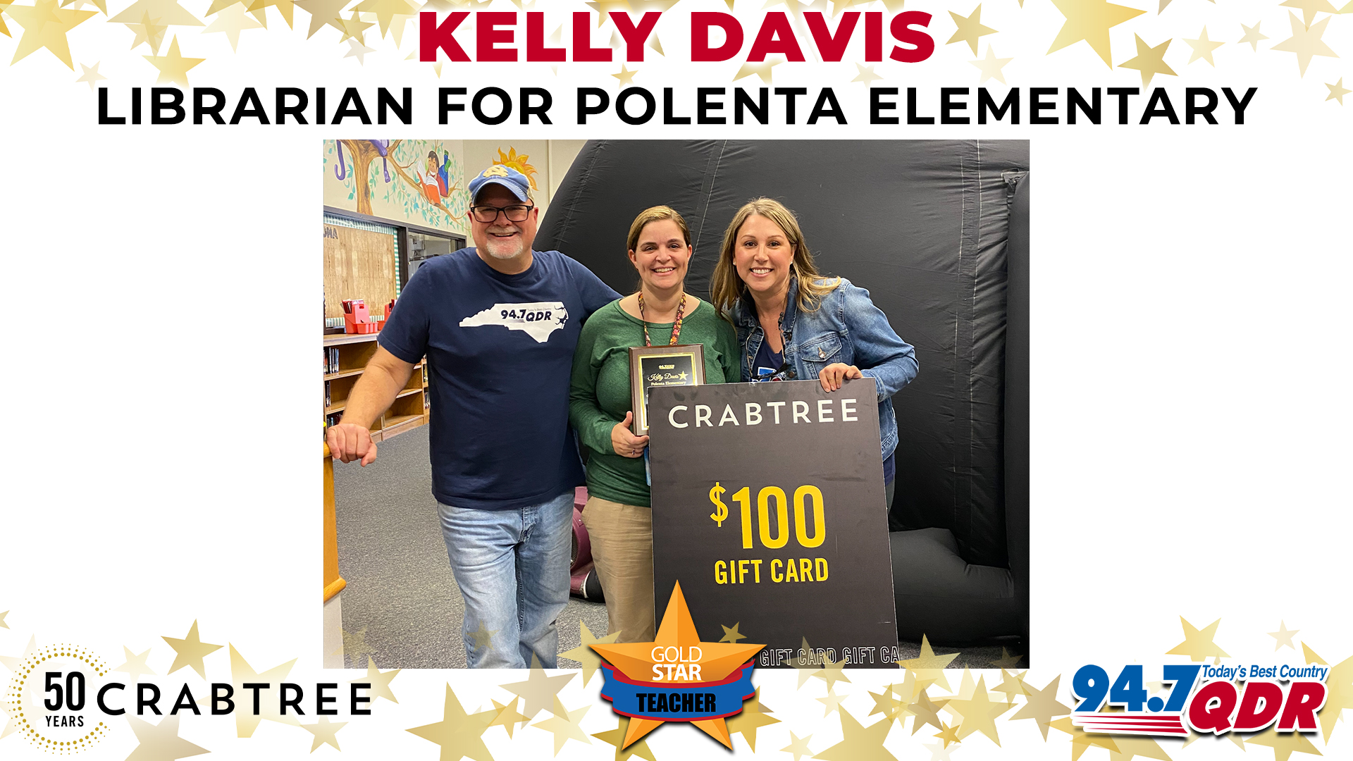 Gold Star Teacher of the Month: December 2022 – Kelly Davis