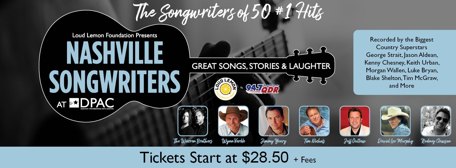 Nashville Songwriters At DPAC