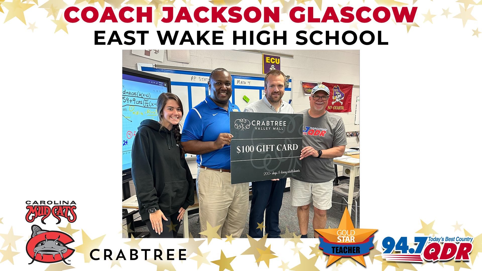 Gold Star Teacher of the Month: May 2023 – Coach Jackson Glascow