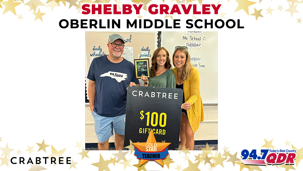 Gold Star Teacher of the Month: October 2023 – Shelby Gravley