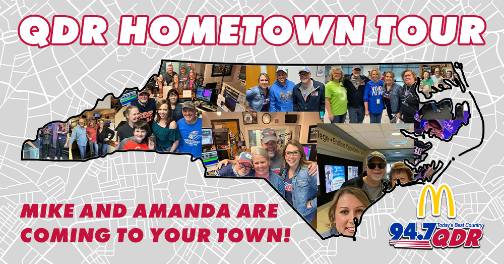 Mike and Amanda Are Coming to Your Town on the QDR Hometown Tour!