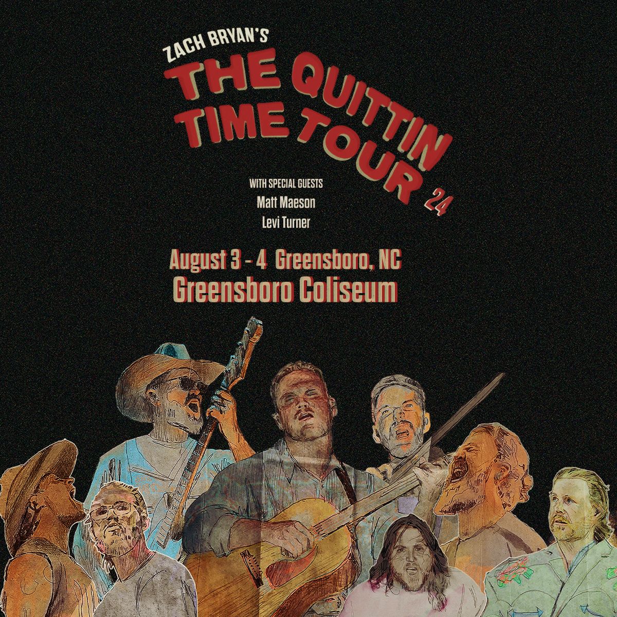 Zach Bryan – The Quittin’ Time Tour