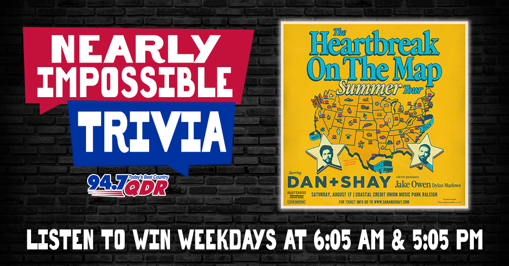 Nearly Impossible Trivia: Win Tickets to Dan + Shay!