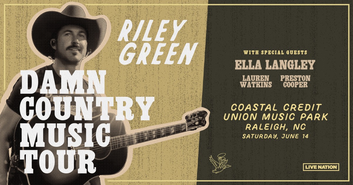 Riley Green: Damn Country Music Tour