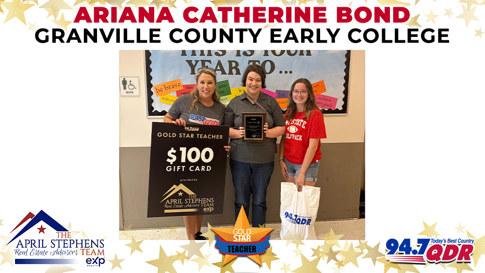 Gold Star Teacher of the Month: August 2025 – Ariana Catherine Bond