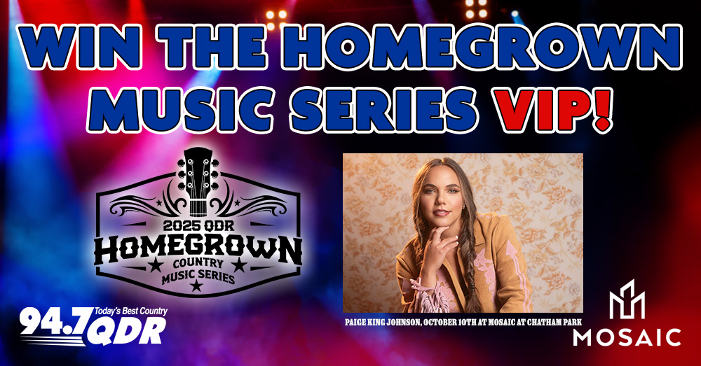 Enter to Win the QDR Homegrown Country Music Series VIP Experience @ Mosaic at Chatham Park
